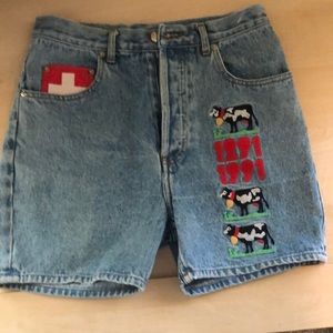 Vintage Michel Jordi Denim Short